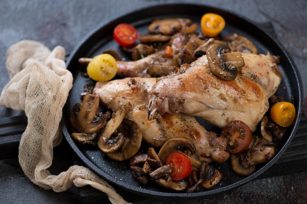 Coniglio al forno